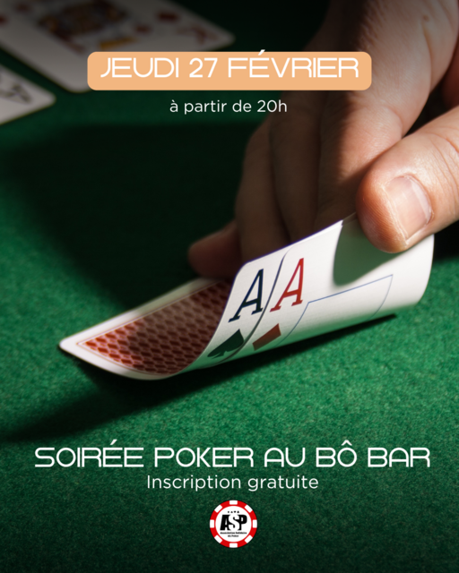 image du post Soirée Poker au Bô Bar