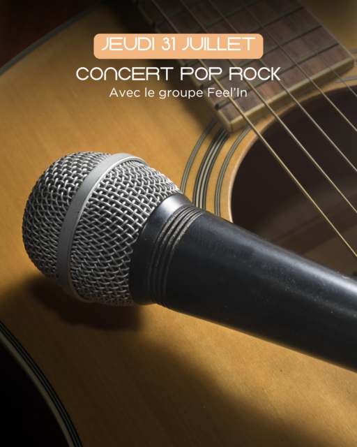 Image de l'actualité Concert pop rock avec le groupe Feel In