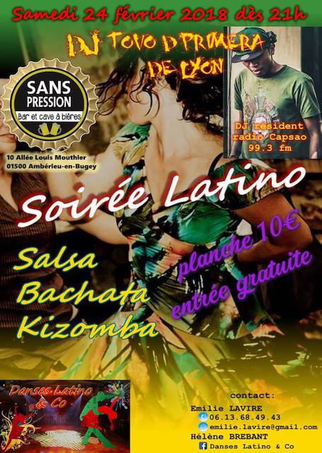 image du post Samedi 24 février , Soirée Latino.