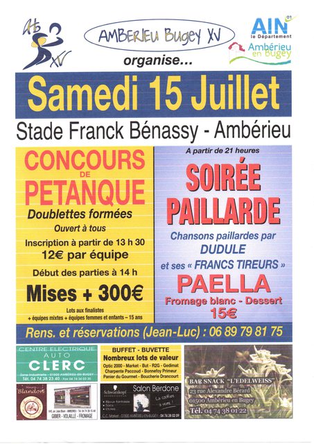Image de l'événement Soirée Paillarde      et Paella