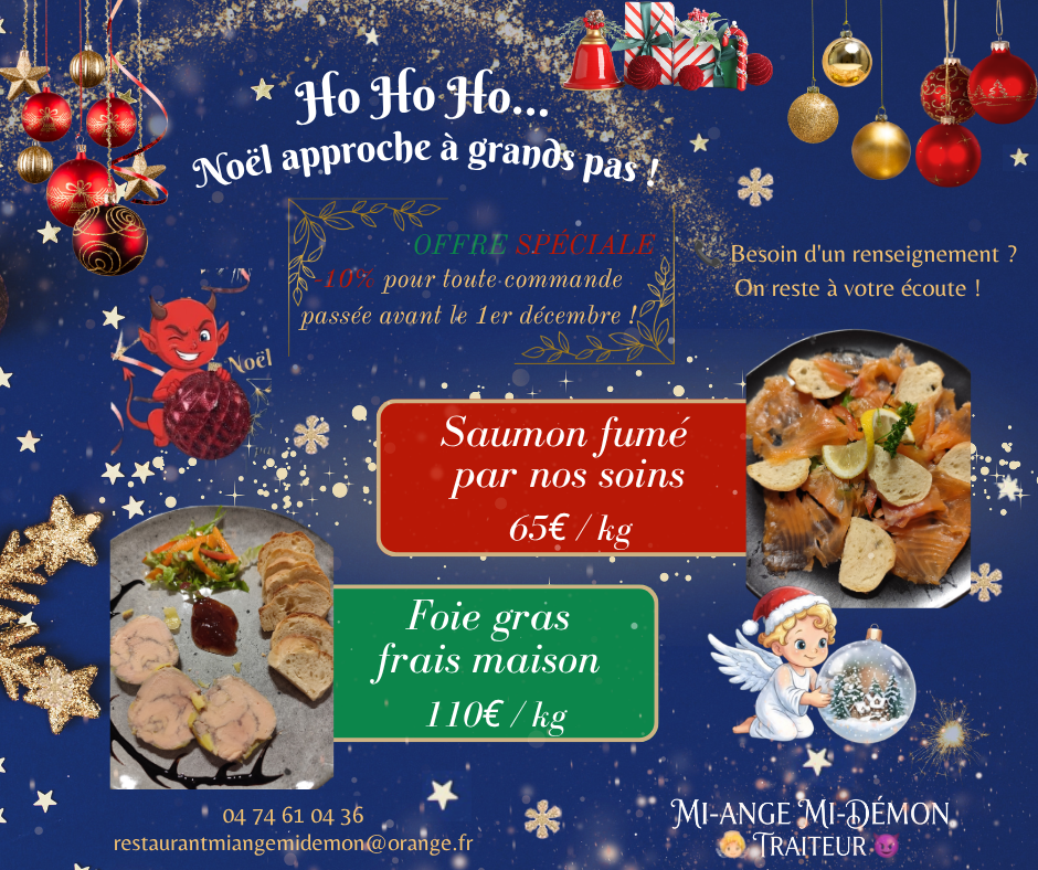 Image de l'actualité Commande Saumon et Fois Gras !