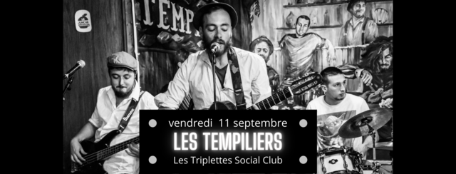 Image de l'événement Concert GRATUIT 11/09 /Les Tempiliers rock festif
