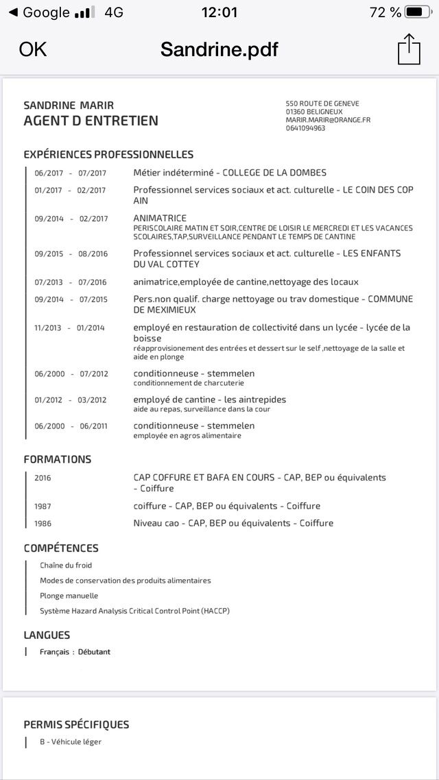 Avatar de l'utilisateur Sandrine  Marir